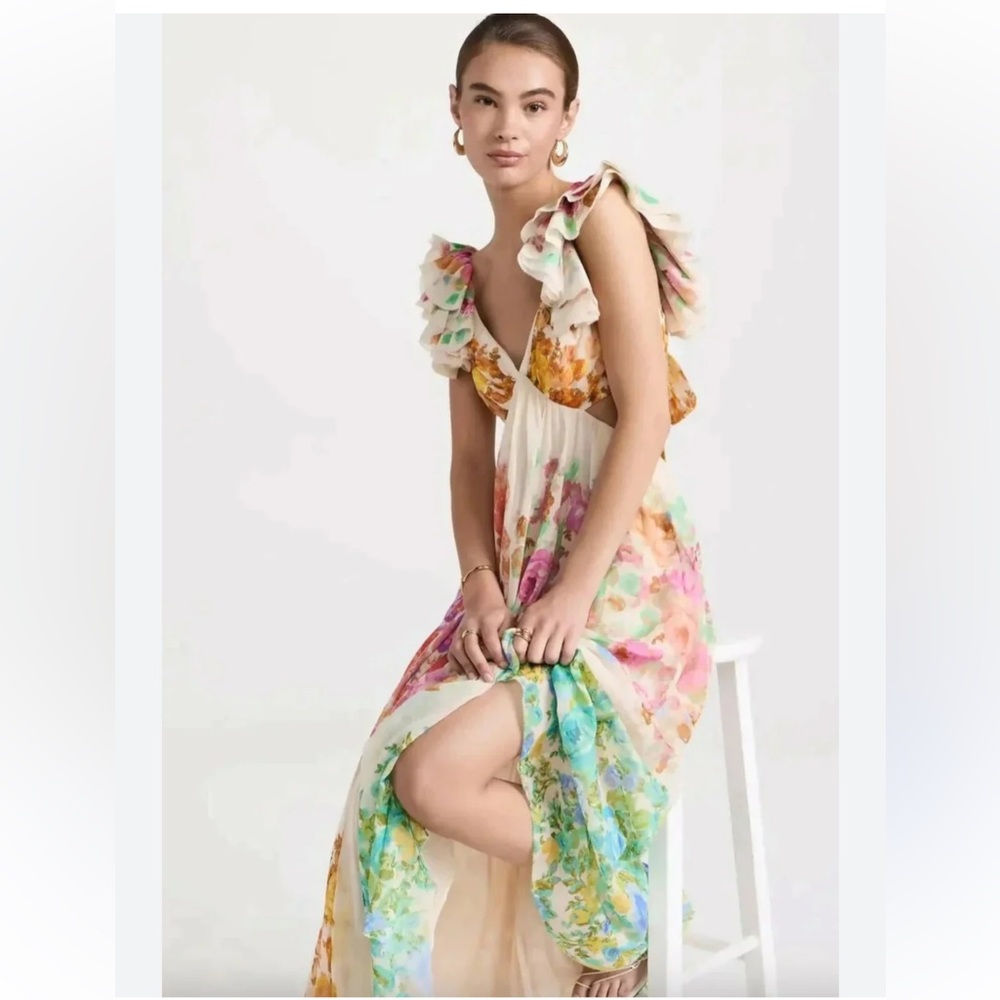 Zimmermann Floral Midi Dress